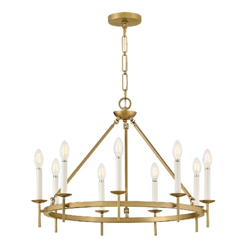 Track lighting for task lighting in workshopsCopley Medium Ring Chandelier