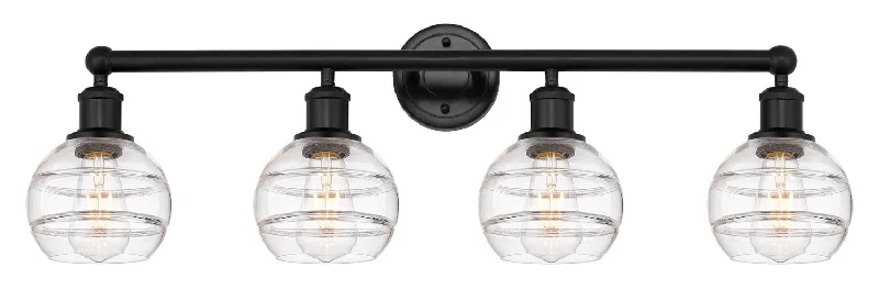 Durable Industrial Lighting for Harsh EnvironmentsEdison Four Light Bath Vanity