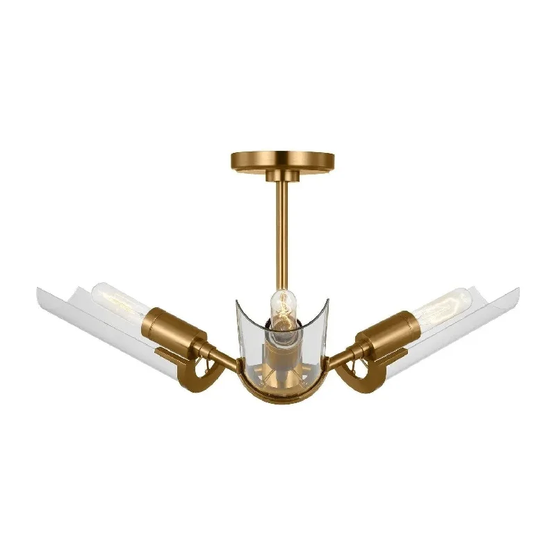 Waterproof track lighting for bathroomsMezzo Flush Mount by Visual Comfort Studio | QUICK SHIP