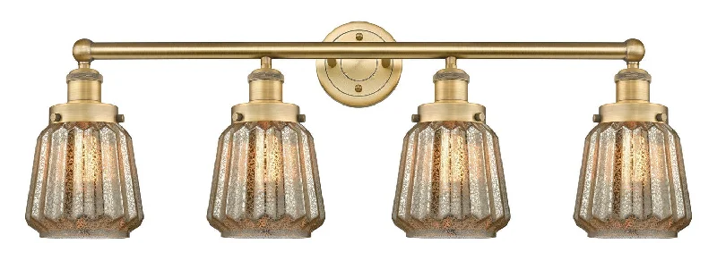 Industrial Flood Lighting for Outdoor Loading DocksEdison Four Light Bath Vanity
