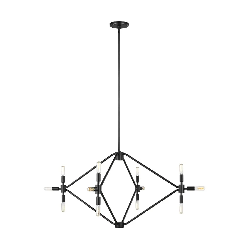 Waterproof Industrial Lighting for Wet AreasWyn 12 Light Chandelier