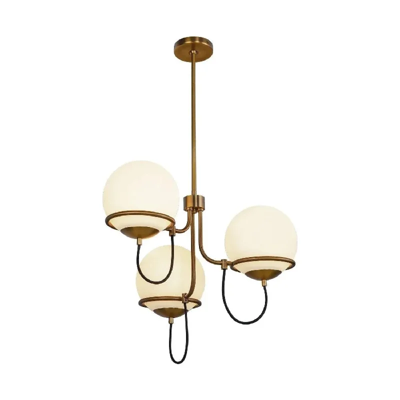 Track lighting with clear glass shadesAlba Chandelier