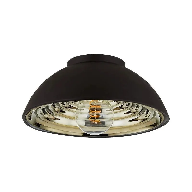 Contemporary track lighting in black finishEclipse Flush Mount