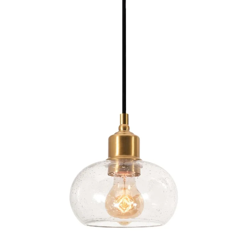 Industrial Lighting for Textile MillsLaney 7 In. Pendant Light Gold Finish