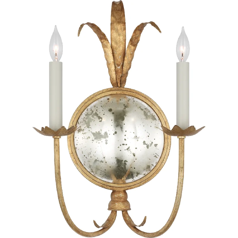 Track lighting with adjustable armsGramercy Large Double Sconce