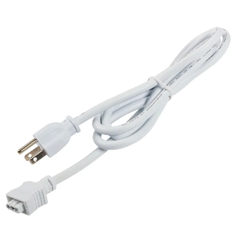 Dimmable Industrial Lighting for Ambiance Control5ft 3-Prong Cord for 6U Under cabinet lights, White Dimmable Industrial Lighting for Ambiance Control5ft 3-Prong Cord for 6U Under cabinet lights, White