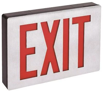 Contemporary track lighting in black finishSignature Die Cast Aluminum Exit Sign Red Contemporary track lighting in black finishSignature Die Cast Aluminum Exit Sign Red