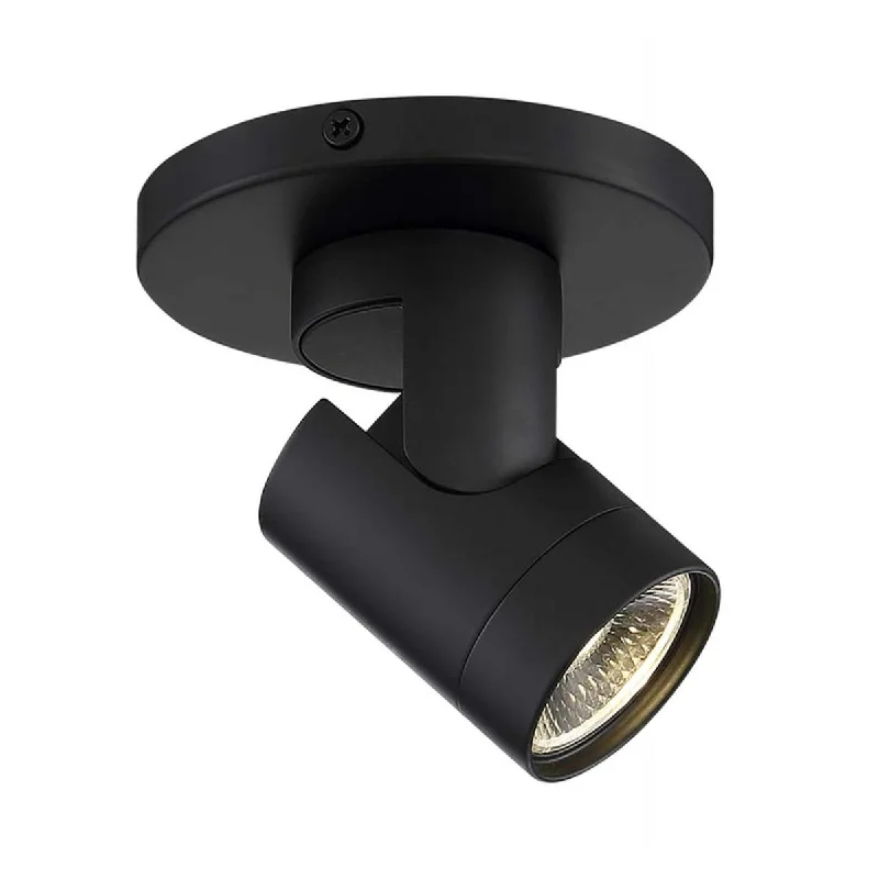 Industrial Lighting for Metal Fabrication ShopsLED Barrel Monopoint Head 12W 1000 Lumens 3000K, 36°, Black