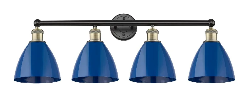 Industrial Wall - Mounted Lighting for Workshop WallsDowntown Urban Four Light Bath Vanity Industrial Wall - Mounted Lighting for Workshop WallsDowntown Urban Four Light Bath Vanity