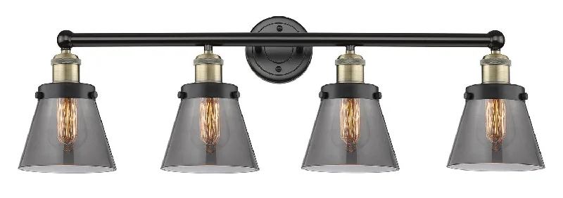 Industrial Pendant Lighting for Machine ShopsEdison Four Light Bath Vanity