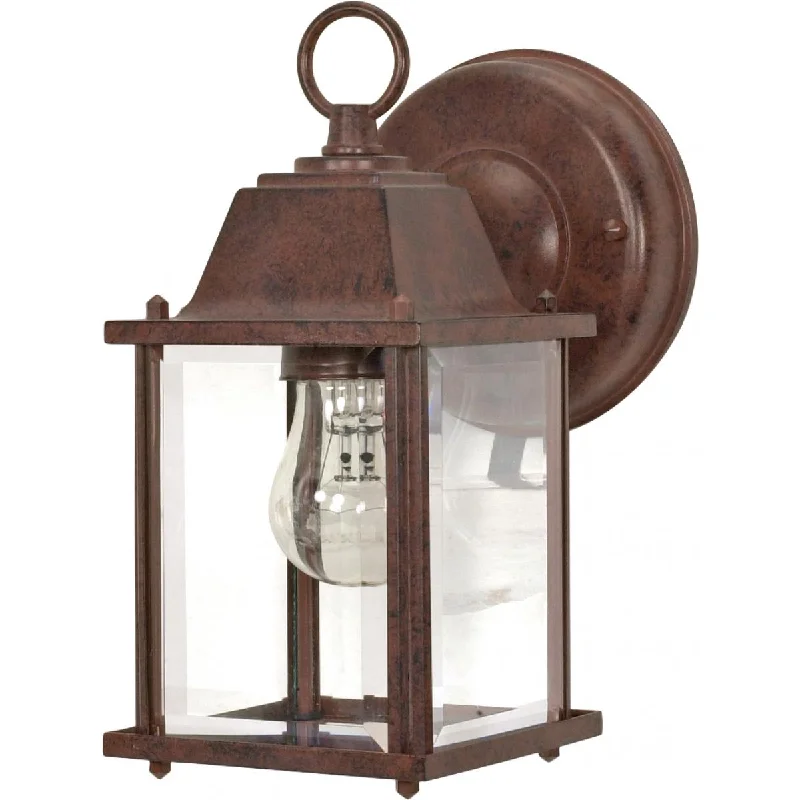 Industrial Lighting for Textile Mills9 In. Outdoor Wall Light Bronze finish