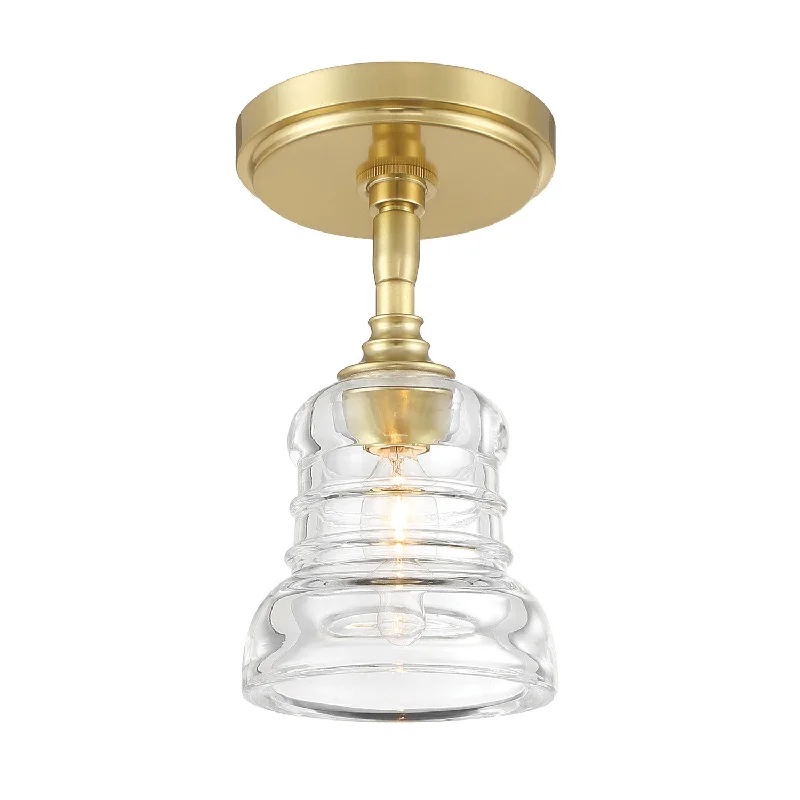White track lighting for a clean lookGregory Semi Flush Ceiling Light