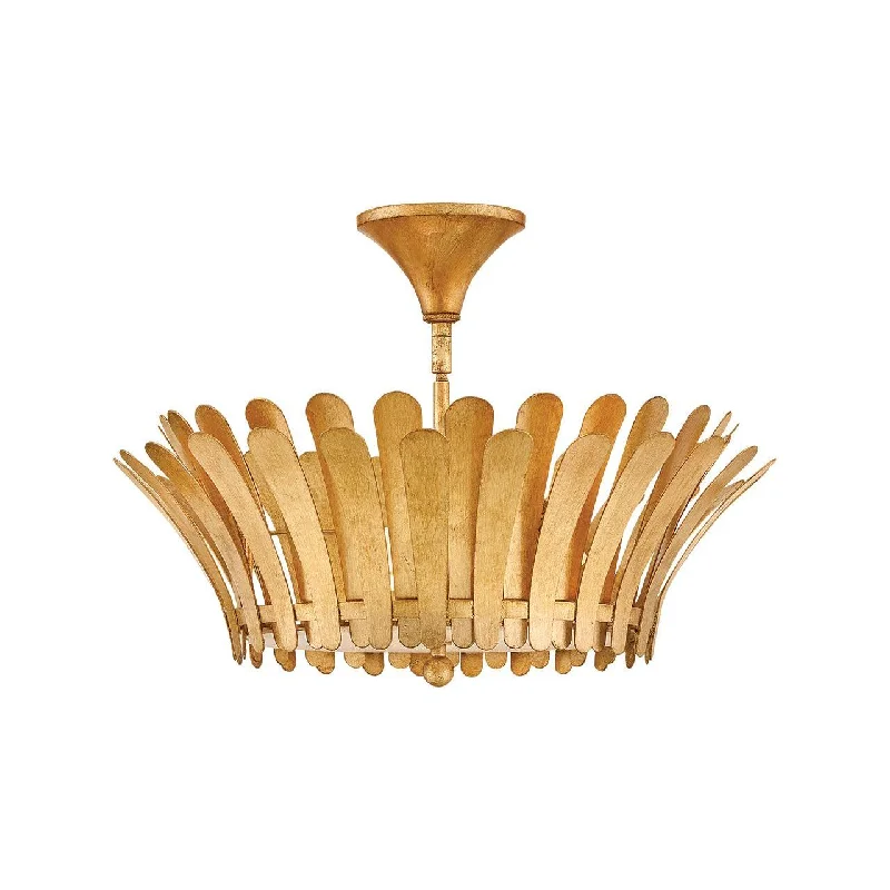 Track lighting for outdoor gardensReina Medium Semi-Flush Mount