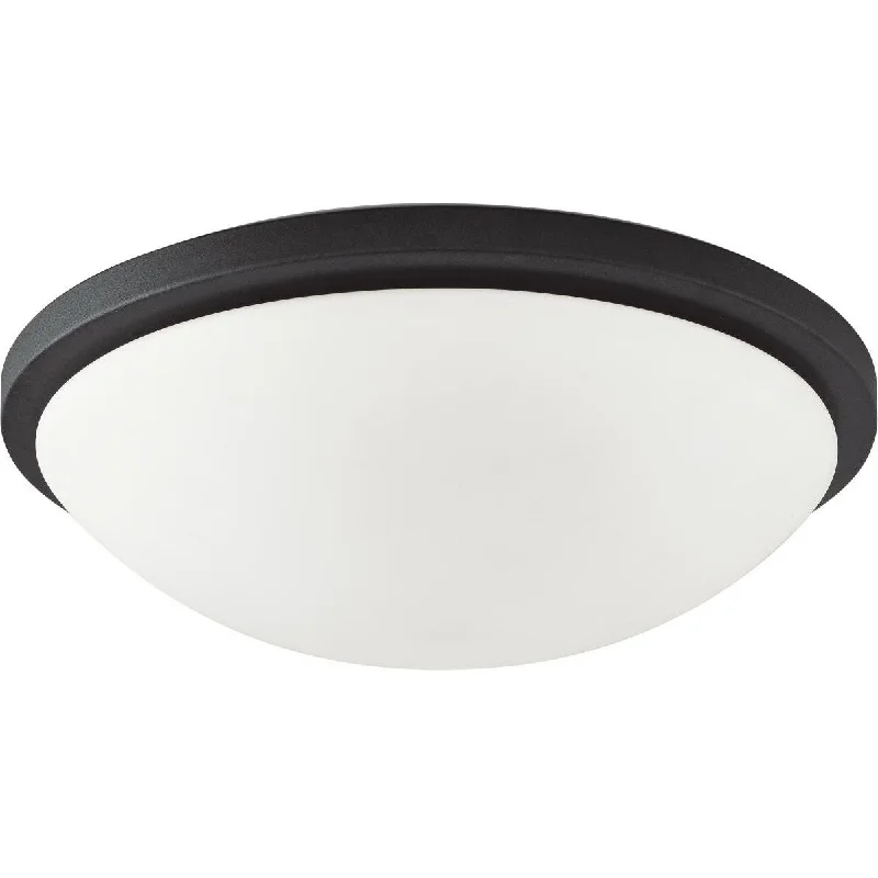 Dimmable Industrial Lighting for Ambiance ControlButton 17 in. LED Flush Mount Light 3000K Matte Black Finish Dimmable Industrial Lighting for Ambiance ControlButton 17 in. LED Flush Mount Light 3000K Matte Black Finish