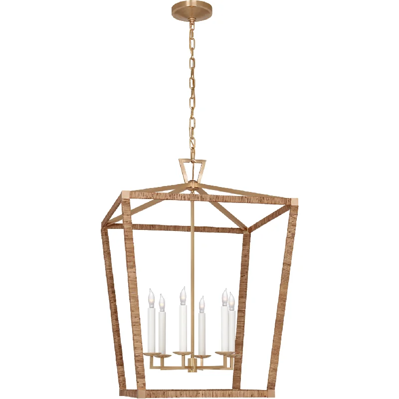 Outdoor - rated track lighting for patiosDarlana XL Wrapped Lantern