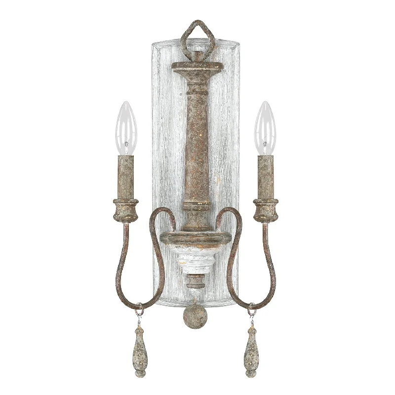 Rustic track lighting for farmhouse decorZoe Wall Sconce