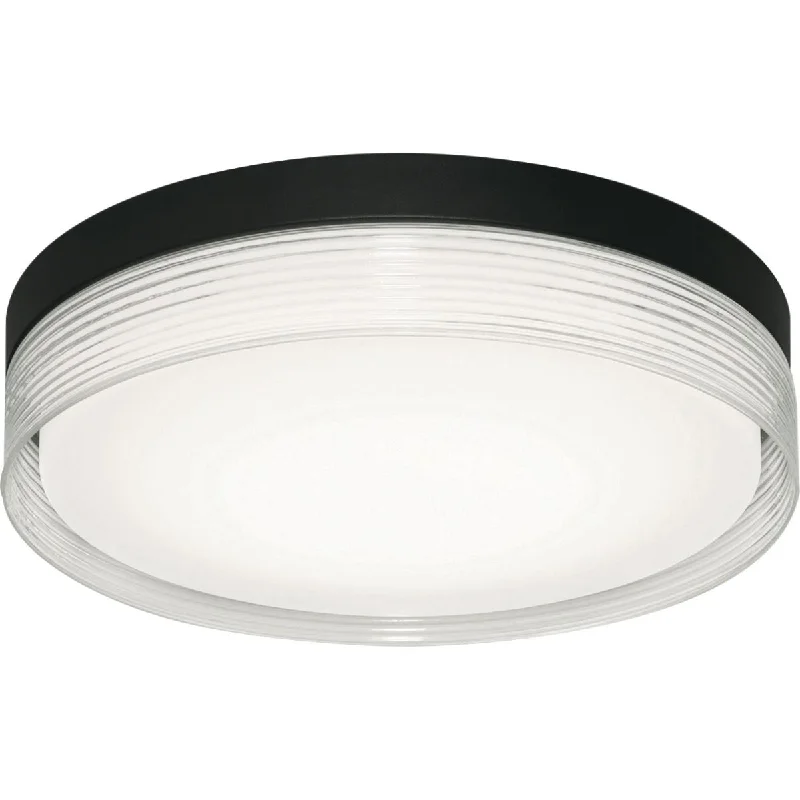 Industrial Lighting with High CRI (Color Rendering Index) for True Color PerceptionTribeca 12 in. LED Flush Mount Light Selectable CCT Black Finish Industrial Lighting with High CRI (Color Rendering Index) for True Color PerceptionTribeca 12 in. LED Flush Mount Light Selectable CCT Black Finish