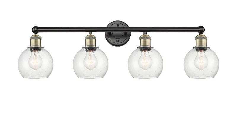 Industrial Lighting for Printing Press FacilitiesEdison Four Light Bath Vanity