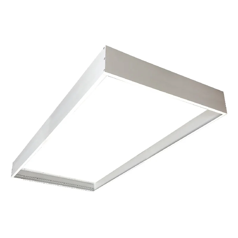 Industrial Lighting for Textile MillsLED Lay-In Panel Light Slide-in Frame for Surface Mounting