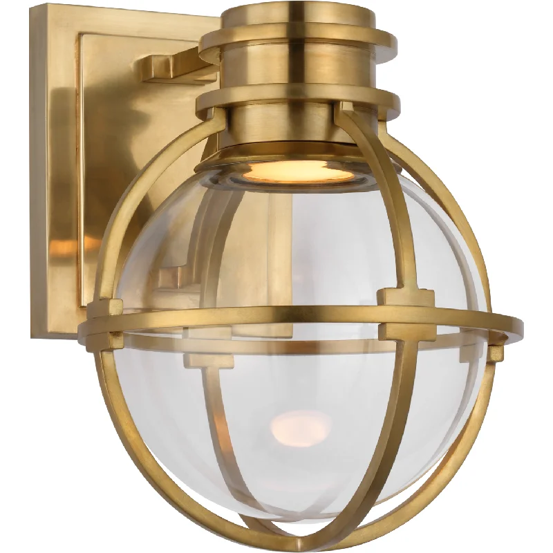 Track lighting with clear glass shadesGracie Single Sconce