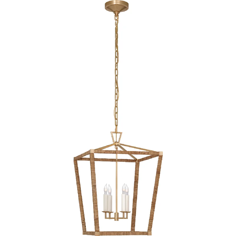 Track lighting with a sleek profileDarlana Medium Wrapped Lantern