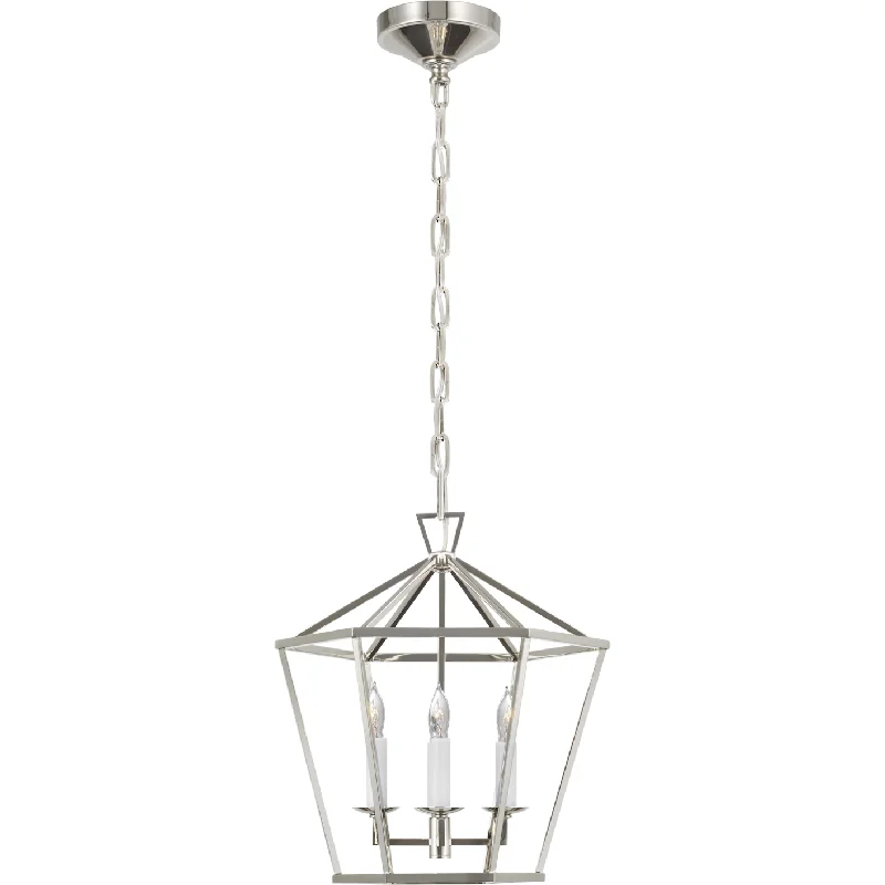 Track lighting for creating a moody atmosphereDarlana Small Hexagonal Lantern