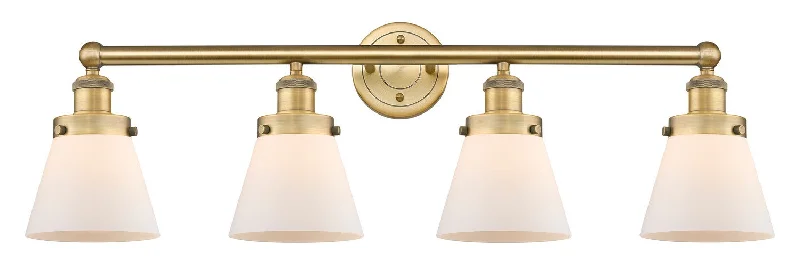 Industrial Lighting for Metal Fabrication ShopsEdison Four Light Bath Vanity