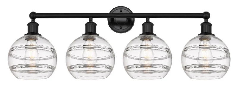Energy - Efficient Industrial Lighting for Cost - SavingsDowntown Urban Four Light Bath Vanity Energy - Efficient Industrial Lighting for Cost - SavingsDowntown Urban Four Light Bath Vanity