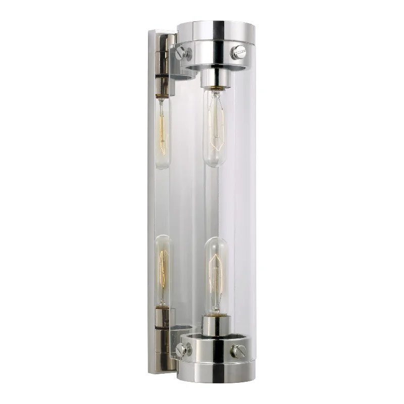 Dimmable Industrial Lighting for Ambiance ControlGarrett Two Light Wall Sconce