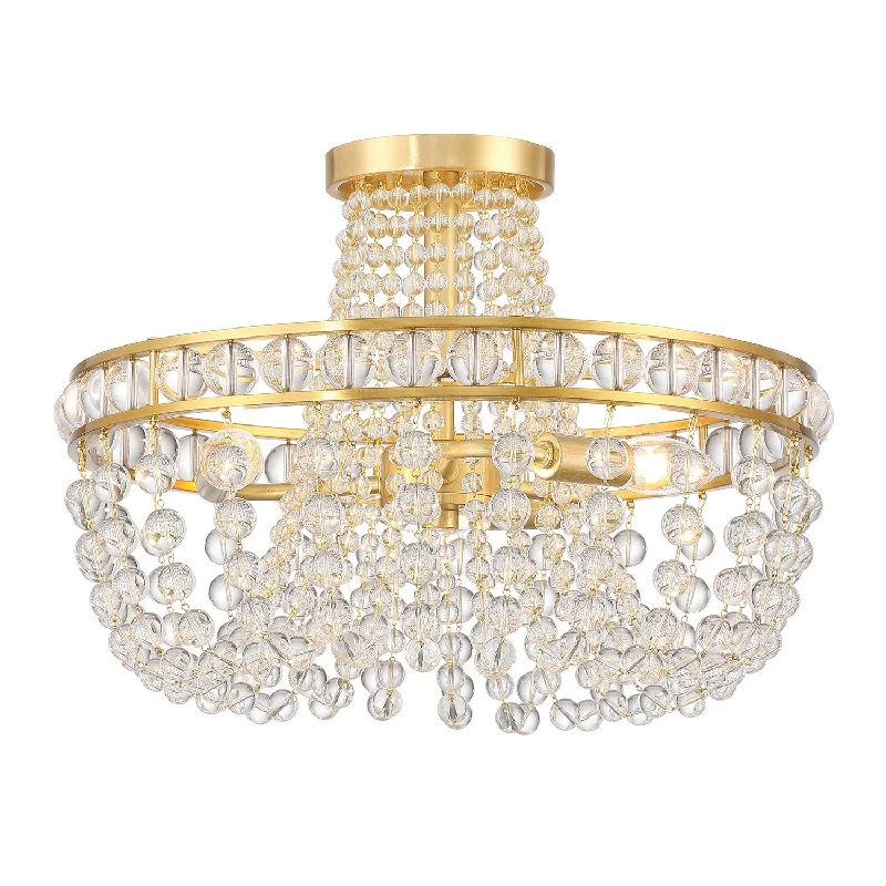 Track lighting for enhancing the architectureSeville Semi Flush Ceiling Light