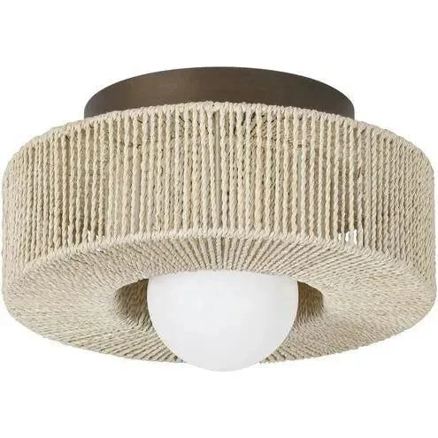 Track lighting with colored glass accentsColeman Flush Mount