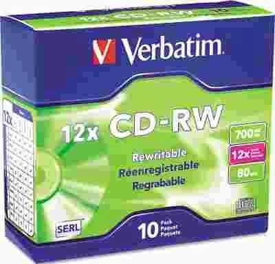 Energy - efficient track lighting fixturesVerbatim Cd-Rw Discs 700Mb/80Min 12X With Slim Jewel Cases Silver 10 Per Pack
