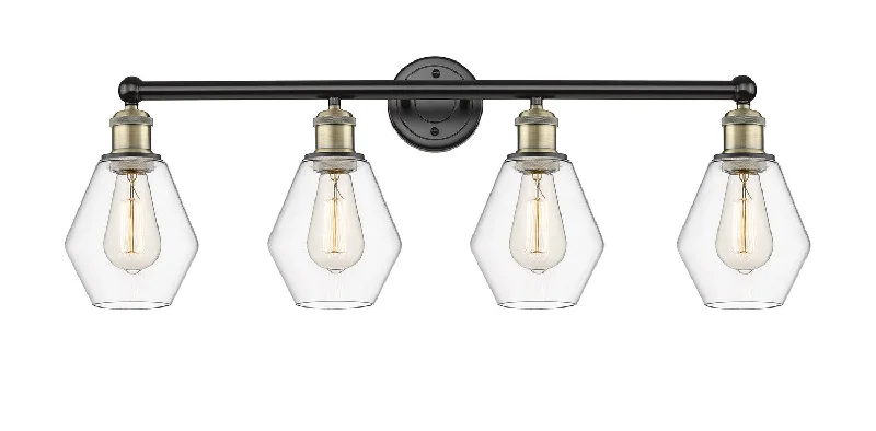 Corrosion - Resistant Industrial Lighting for Coastal FactoriesEdison Four Light Bath Vanity