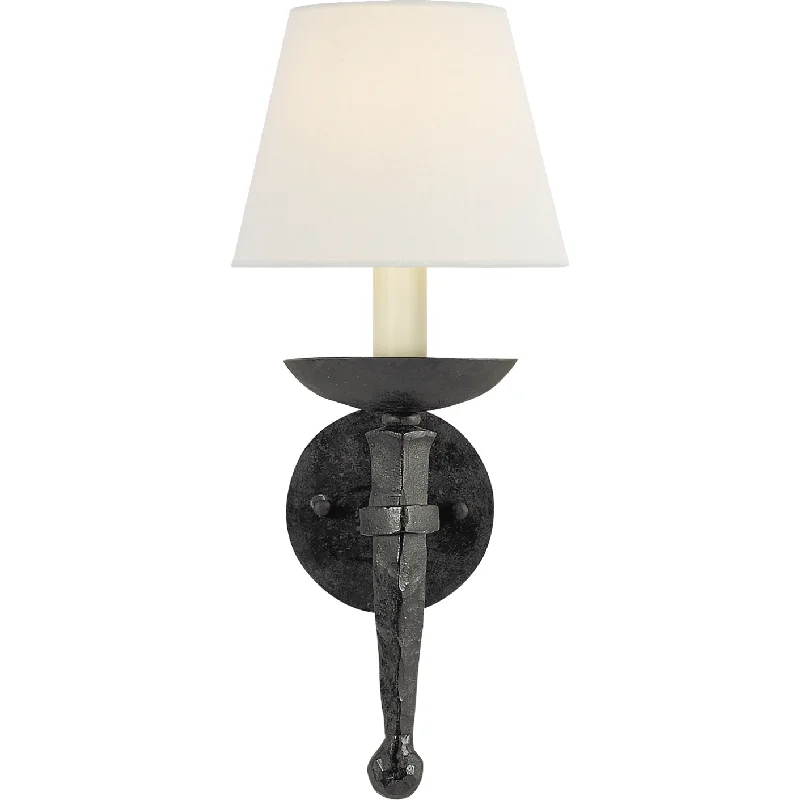 Track lighting for replacing old fluorescent fixturesIron Torch Sconce