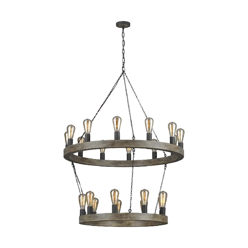 Adjustable Industrial Lighting for Flexible IlluminationAvenir 21 Light Chandelier