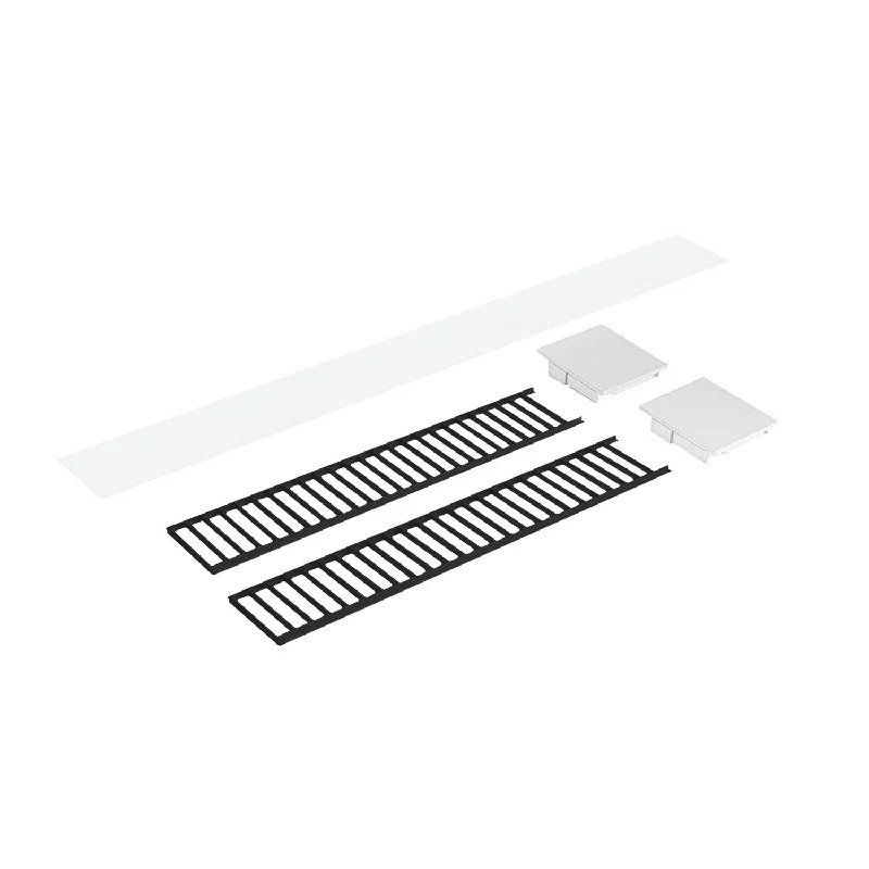 Adjustable Industrial Lighting for Flexible IlluminationLED Linear Louver Accessory Set
