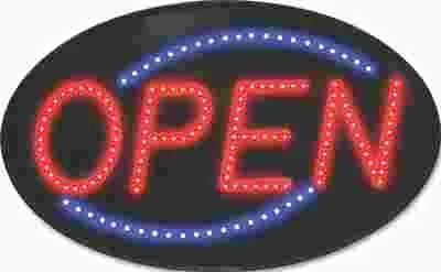 Contemporary track lighting in black finishNewon Led Sign Red/Blue 13 X 21