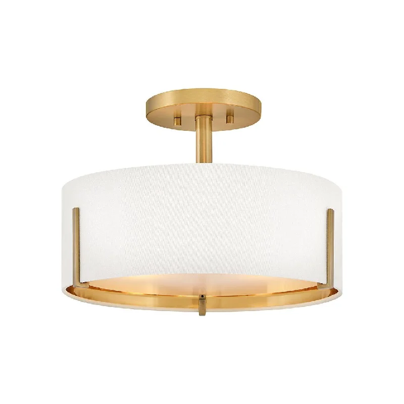 Wireless track lighting for easy installationHalle Medium Semi-Flush Mount