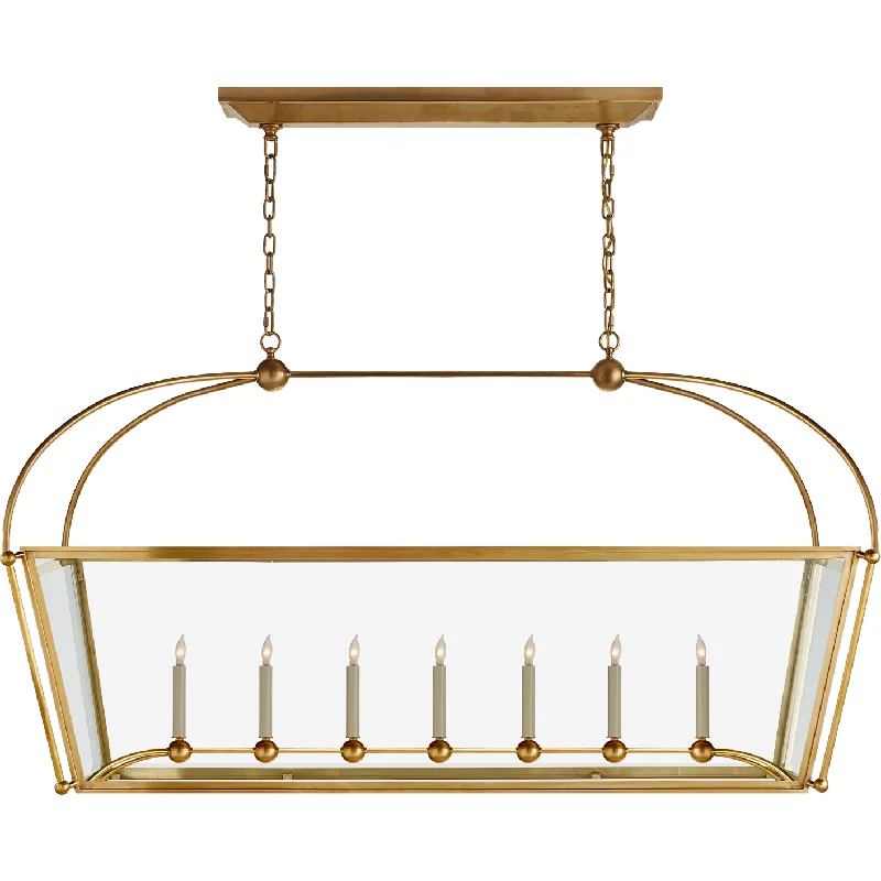 Track lighting for illuminating walkwaysRiverside Large Linear Pendant