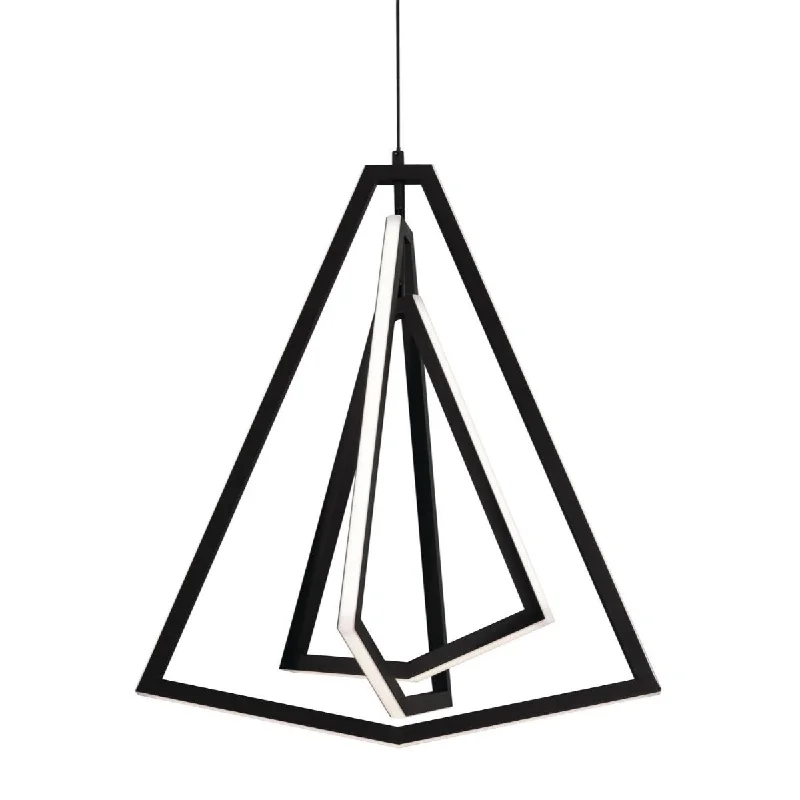 Industrial Pendant Lighting for Machine ShopsGianna 24 in. LED Pendant Light Black finish Industrial Pendant Lighting for Machine ShopsGianna 24 in. LED Pendant Light Black finish