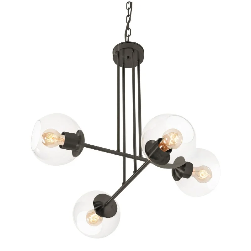 Industrial Lighting for Furniture FactoriesJamie 25 in. 4 Lights Pendant Light Black Finish Industrial Lighting for Furniture FactoriesJamie 25 in. 4 Lights Pendant Light Black Finish
