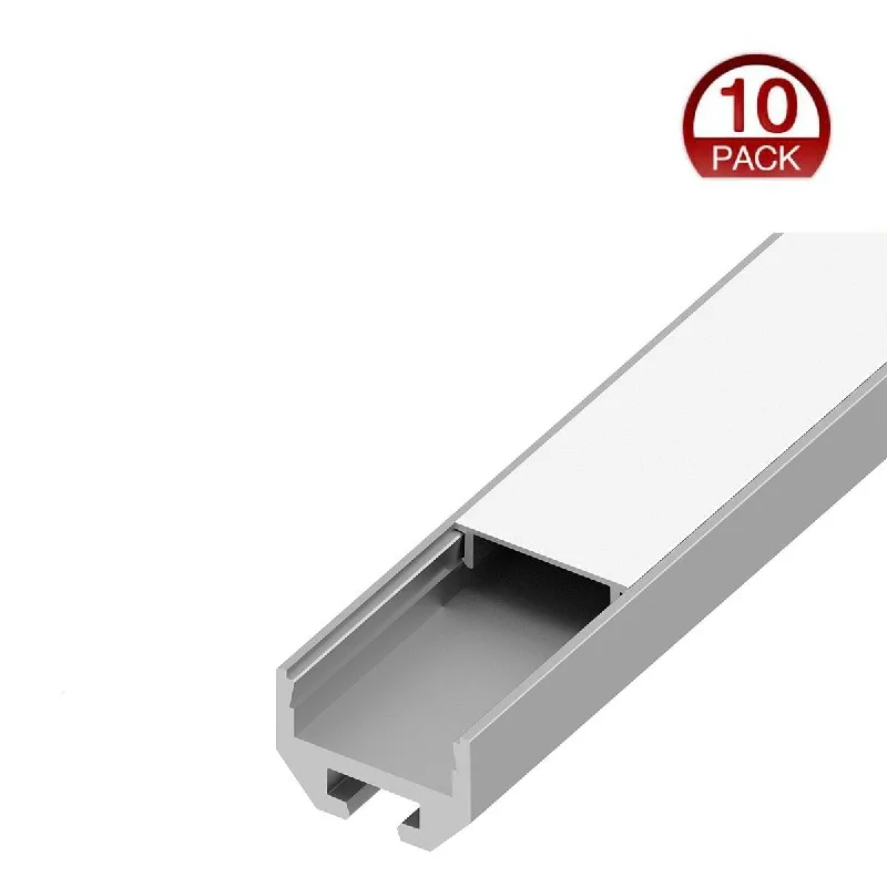 Industrial Lighting for Chemical Plants96in. Chromapath Builder, Square Black LED Channels for 12mm strip lights, Pack of 10 Industrial Lighting for Chemical Plants96in. Chromapath Builder, Square Black LED Channels for 12mm strip lights, Pack of 10