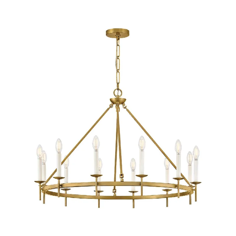 Track lighting for illuminating dining tablesCopley Large Ring Chandelier