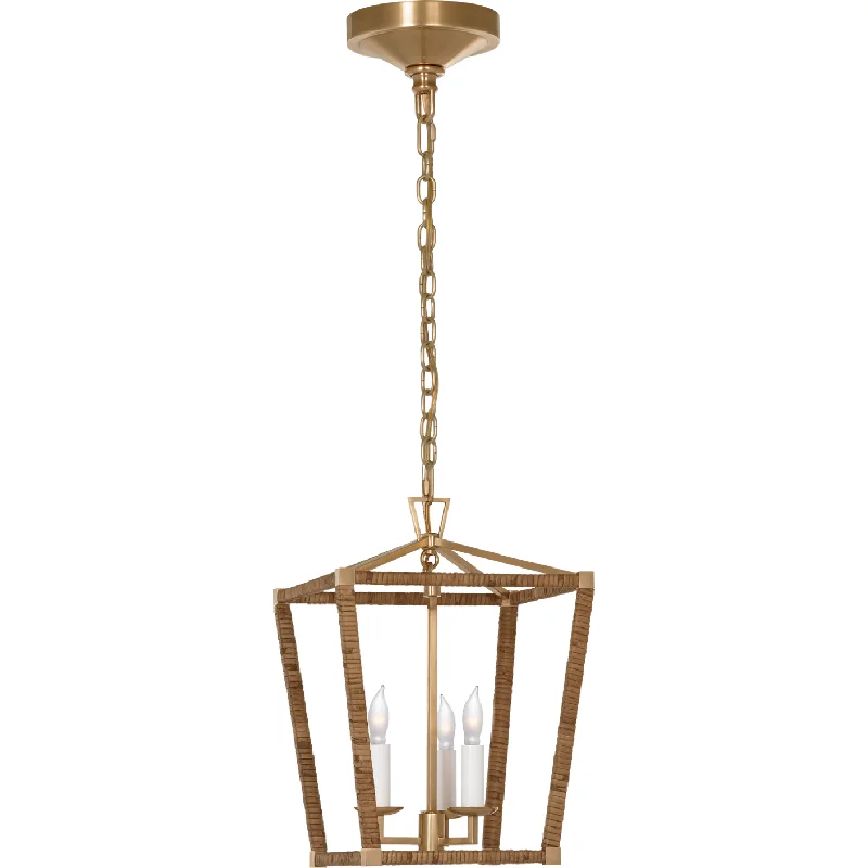 Track lighting with frosted glass shadesDarlana Mini Wrapped Lantern