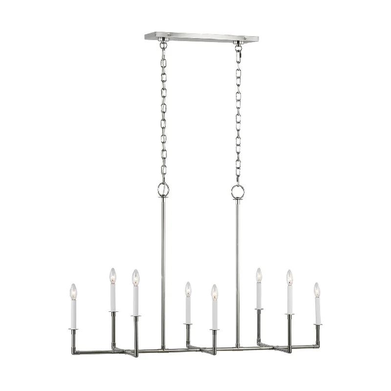 Industrial Lighting for Chemical PlantsBayview Eight Light Chandelier