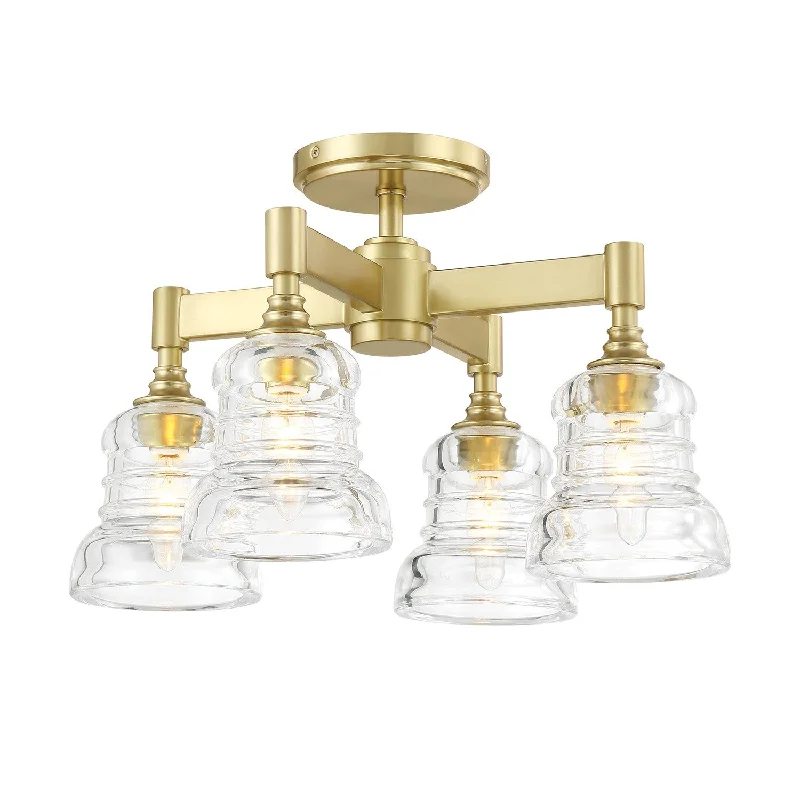 Track lighting for rental propertiesGregory Multi Semi Flush Ceiling Light