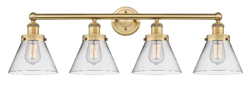 Industrial Lighting for Pharmaceutical ManufacturingEdison Four Light Bath Vanity