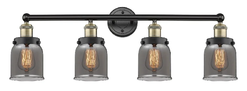 Waterproof Industrial Lighting for Wet AreasEdison Four Light Bath Vanity