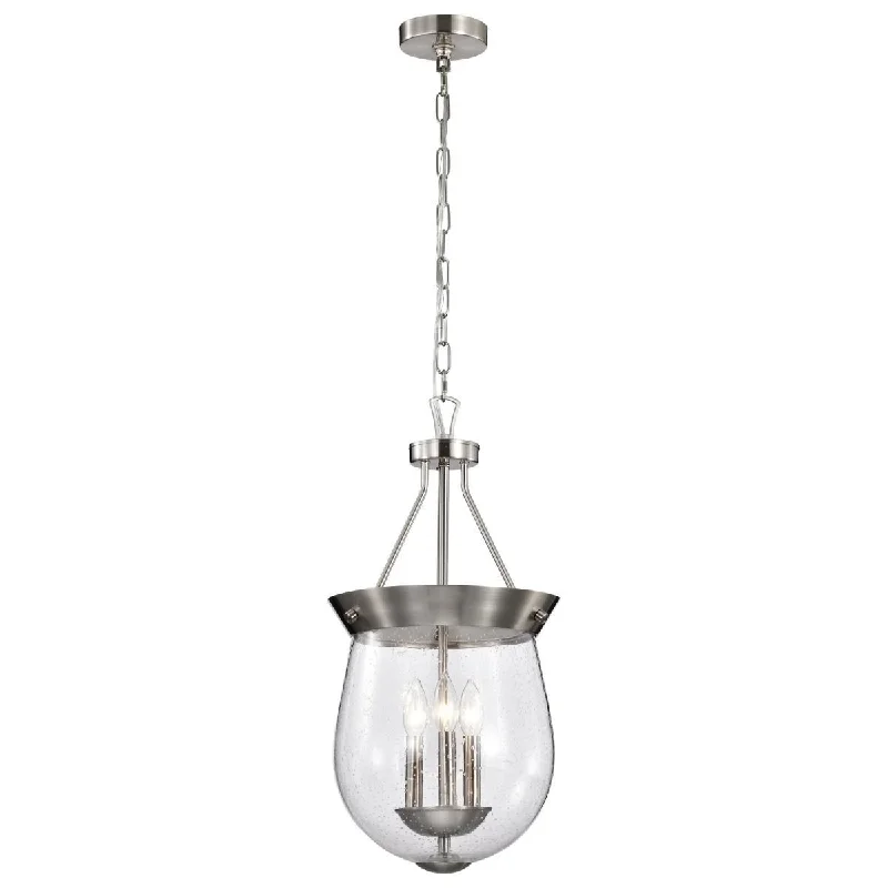 Color - Tunable Industrial Lighting for Special ApplicationsBoliver 12 in. 3 lights Pendant Light Brushed Nickel Finish Color - Tunable Industrial Lighting for Special ApplicationsBoliver 12 in. 3 lights Pendant Light Brushed Nickel Finish