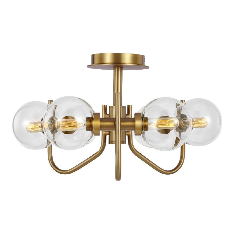 Color - Tunable Industrial Lighting for Special ApplicationsVerne Six Light Semi-Flush Mount Color - Tunable Industrial Lighting for Special ApplicationsVerne Six Light Semi-Flush Mount